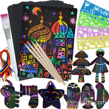 Trẻ em Scratch Paper Art Set cho trẻ em